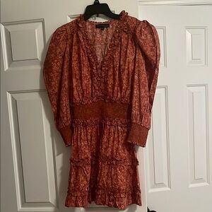 House of Harlow smocked dress